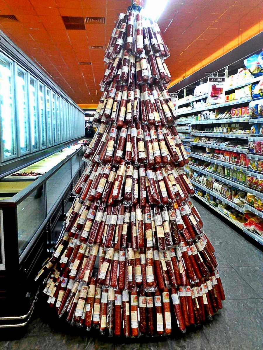 900x1200, 426 Kb / колбаса, елка