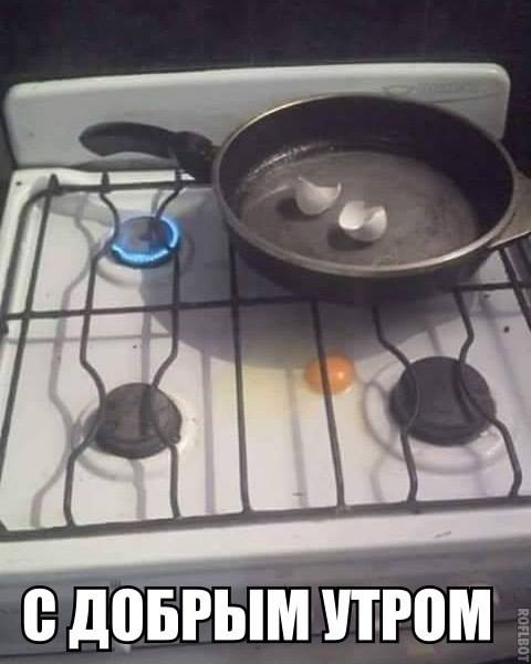 480x600, 30 Kb / сковорода, плита, яйцо, огонь, скорлупа, ёбаный стыд