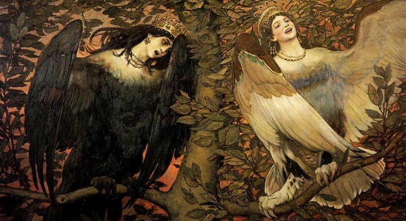 828x451, 118 Kb / птицы-судьбы, поют, дерево