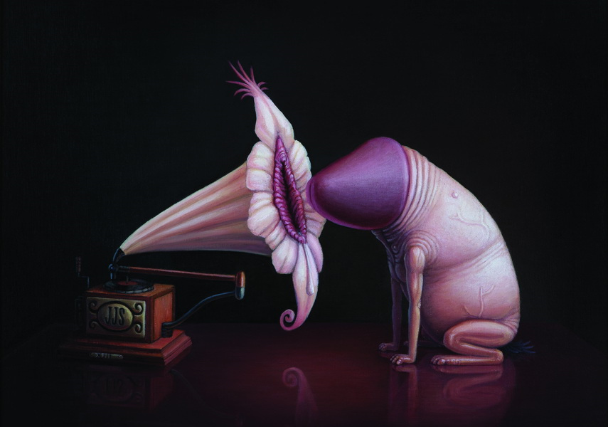 855x600, 94 Kb / граммофон, член, рисунок