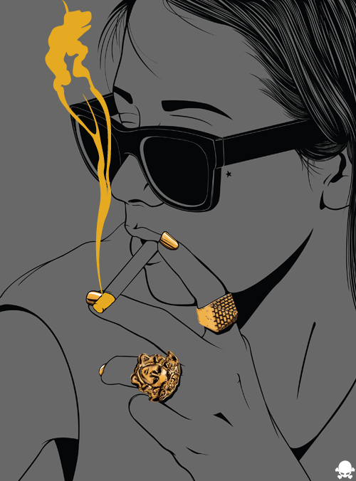 500x676, 256 Kb / очки, сигарета, перстень, гиф, gif