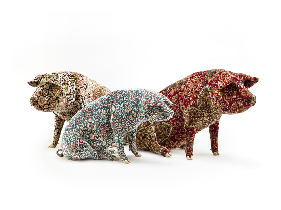 980x735, 191 Kb / свиньи, ковры, узоры