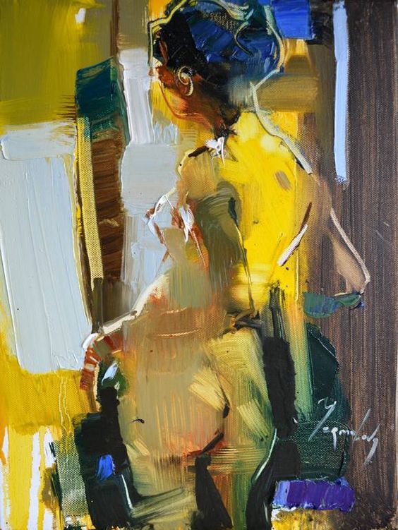 564x751, 90 Kb / девушка, голая, картина, масло