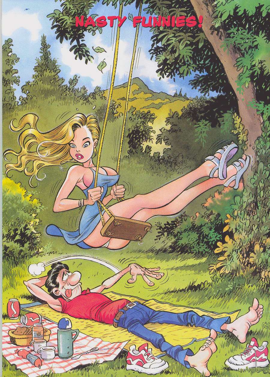 900x1256, 266 Kb / качели, пикник, колбаса, термос, блондинка