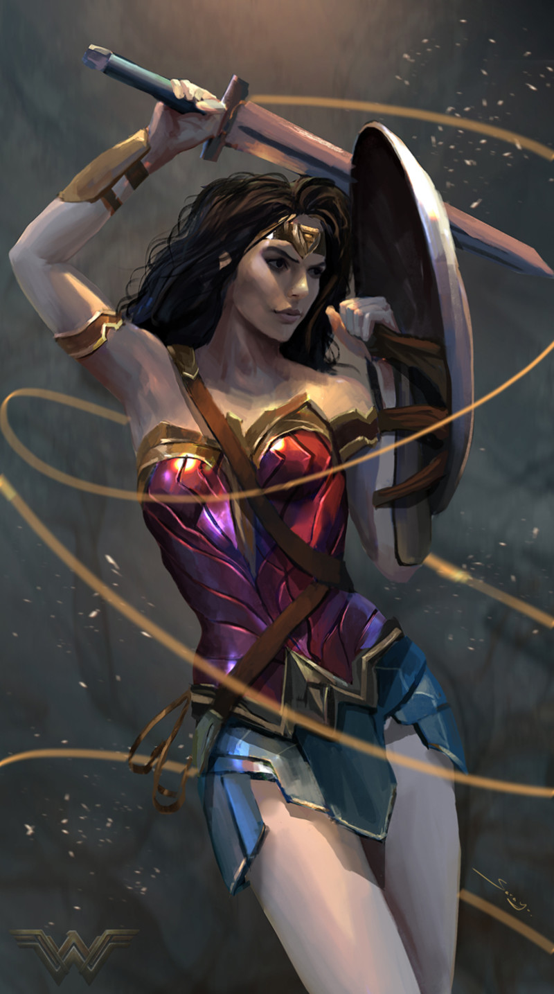 800x1435, 232 Kb / wonder woman, чудо женщина