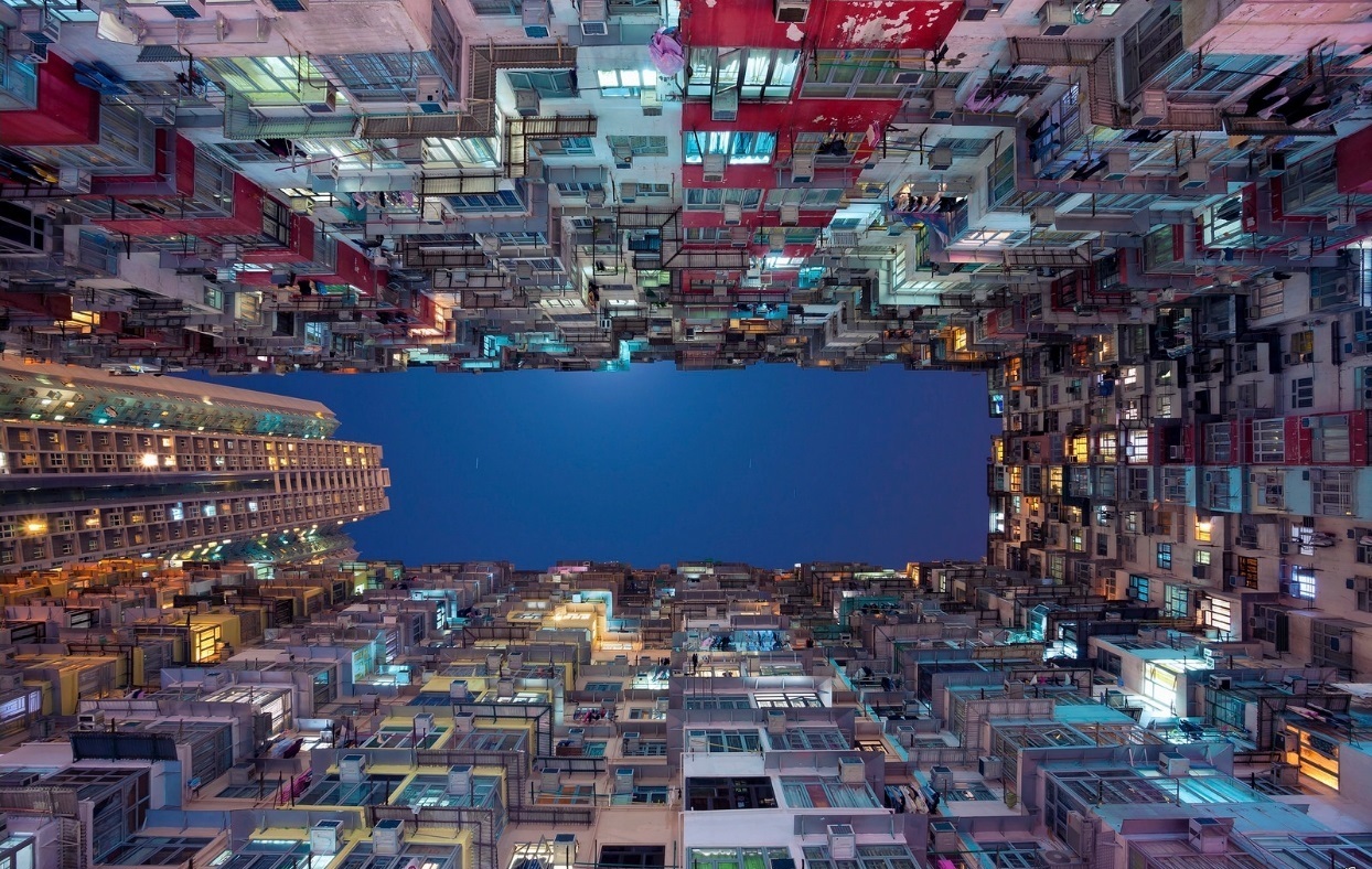 1244x788, 484 Kb / дома, небо, звезды