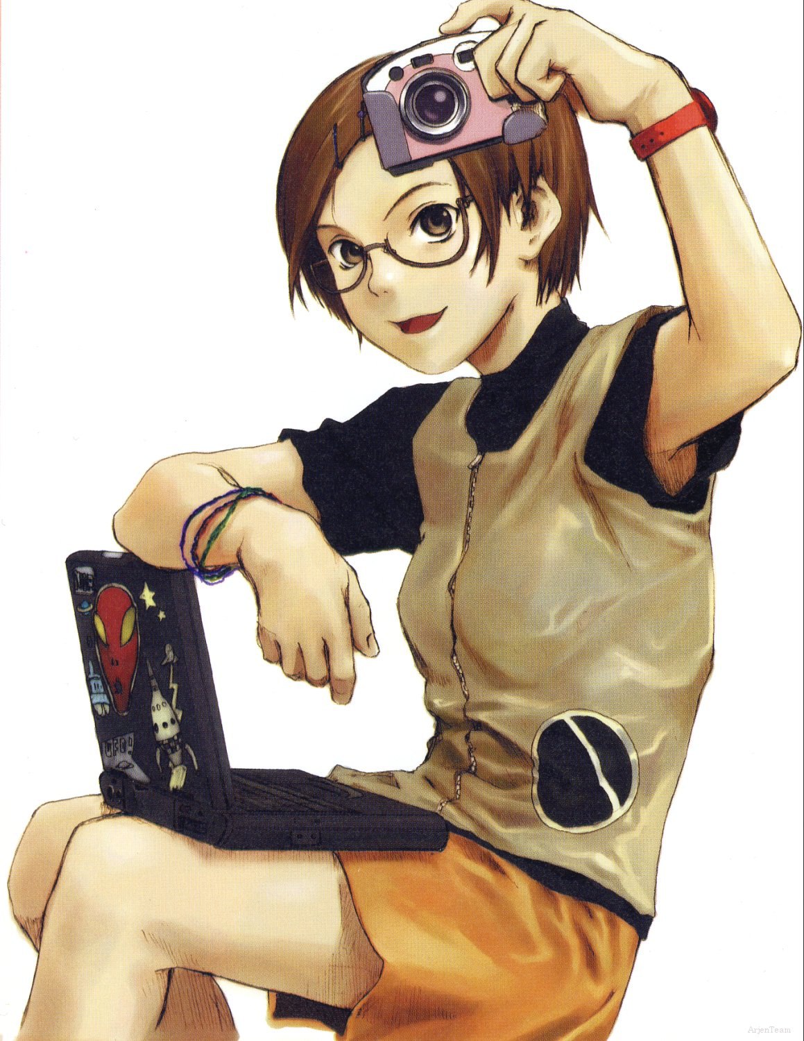 1159x1500, 341 Kb / девушка, ноутбук, мыльница, очки