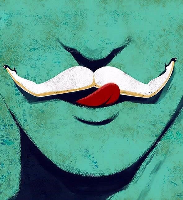 590x645, 90 Kb / лицо, усы, ноги, язык, облизал