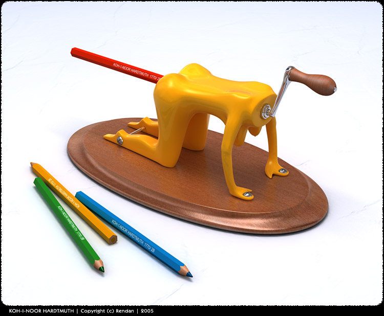 750x618, 112 Kb / vray, 3d, точилка, сиськи, карандаш