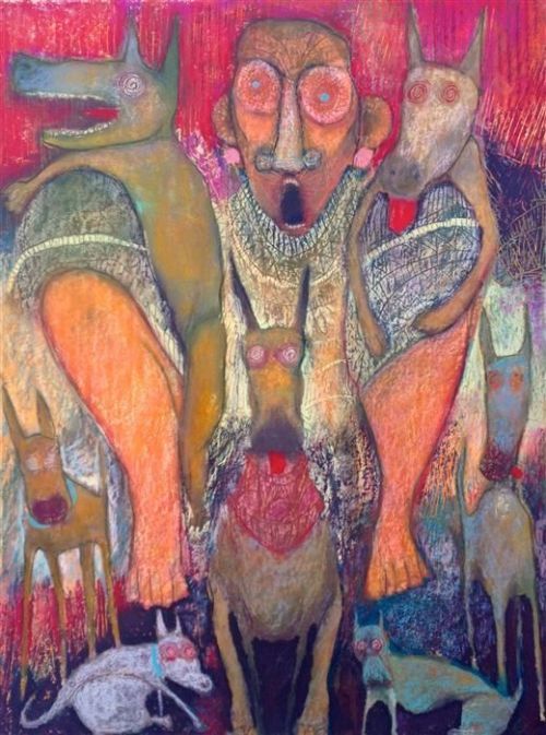 500x673, 76 Kb / волки, собаки, рисунок