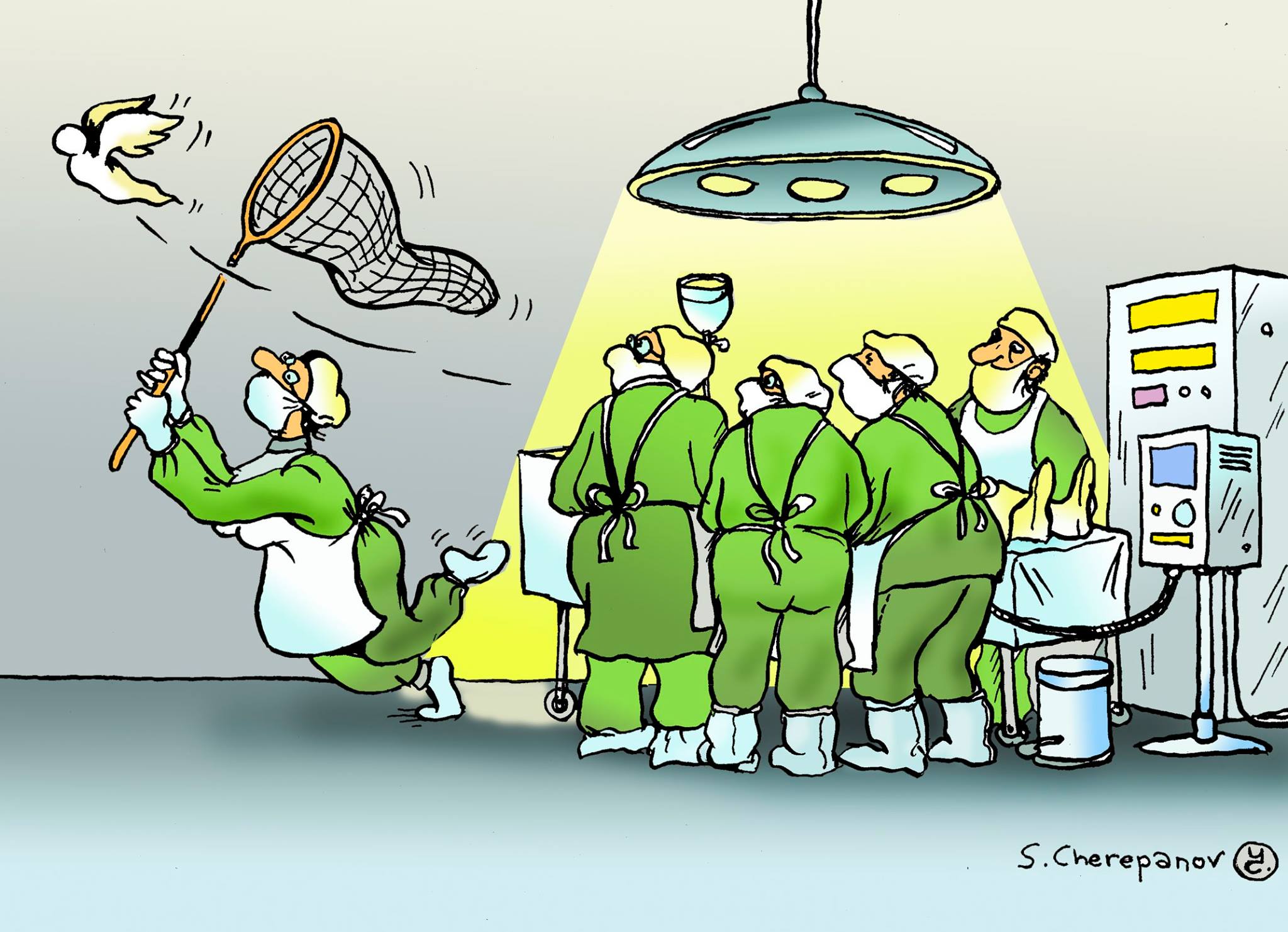 2048x1482, 262 Kb / операция, хирурги, юпитер, стол, душа, Сергей Черепанов