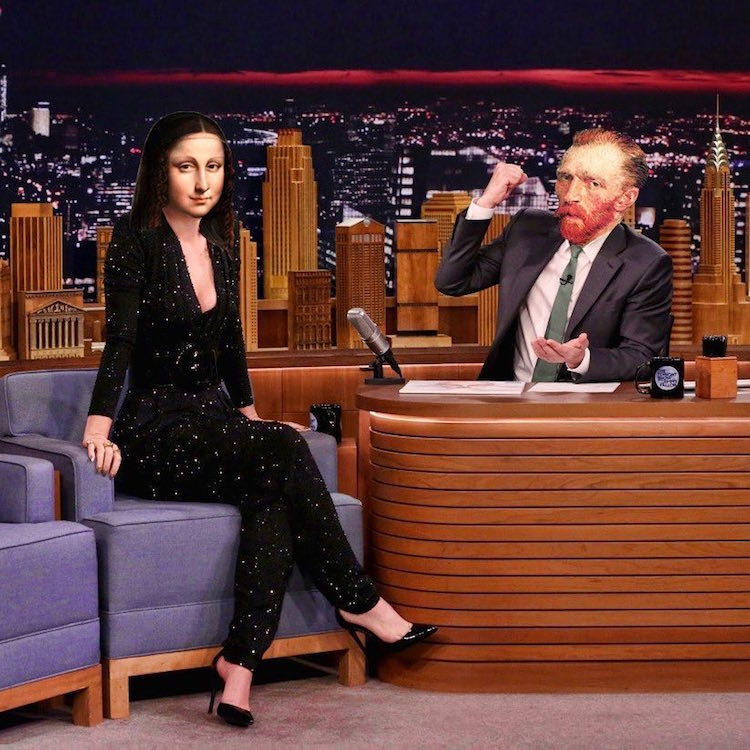 750x750, 130 Kb / ван гог, мона лиза, джоконда, интервью, джимми фэлкон, кэтти перри