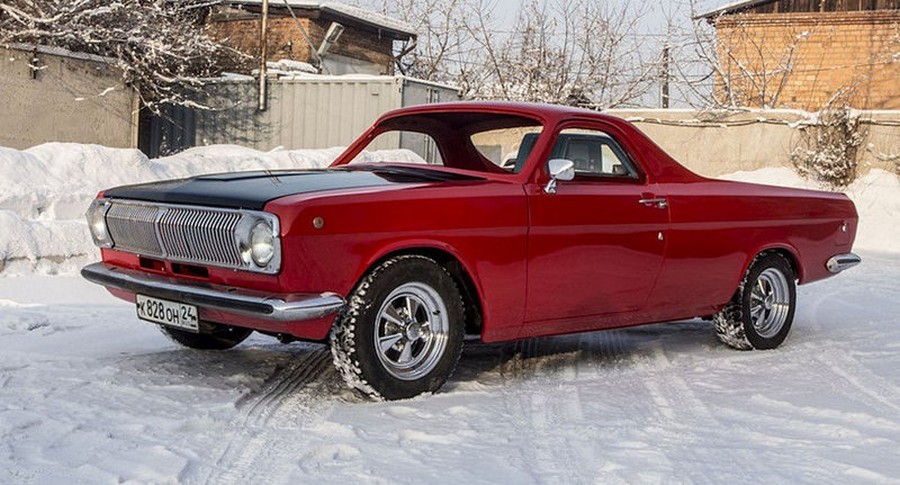 900x485, 141 Kb / волга, тюннинг, купе, пикап