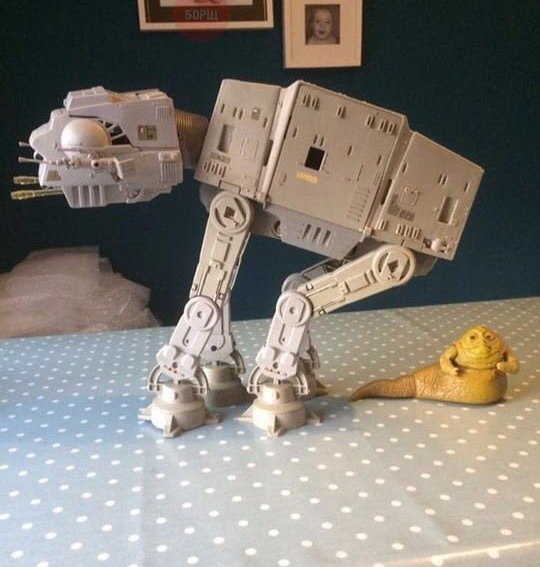 540x567, 60 Kb / Star Wars, Звездные войны, Шагающий танк AT-AP, Джабба Хатт