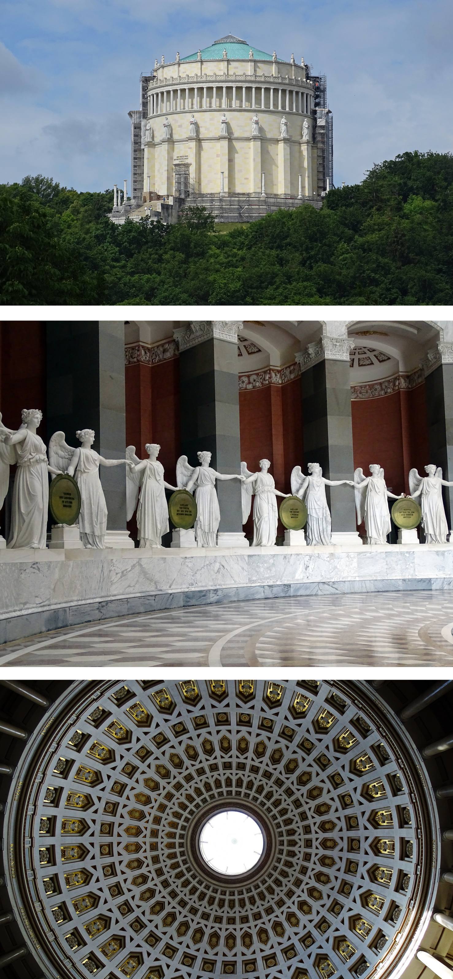 1477x3189, 629 Kb / Зал Освобождения, Германия, Людвиг I, богини