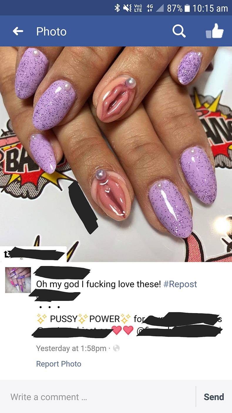 790x1404, 125 Kb / пальцы, ногти, маникюр, вульва, вагина