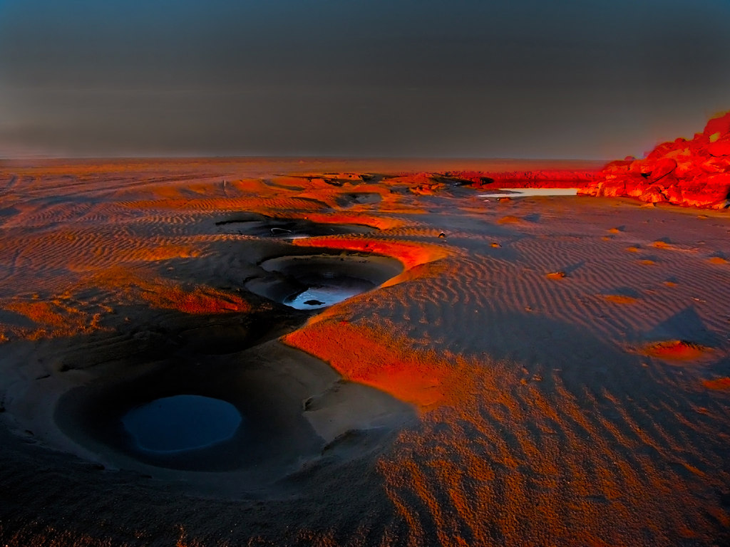 1024x768, 188 Kb / озера, небо, марс