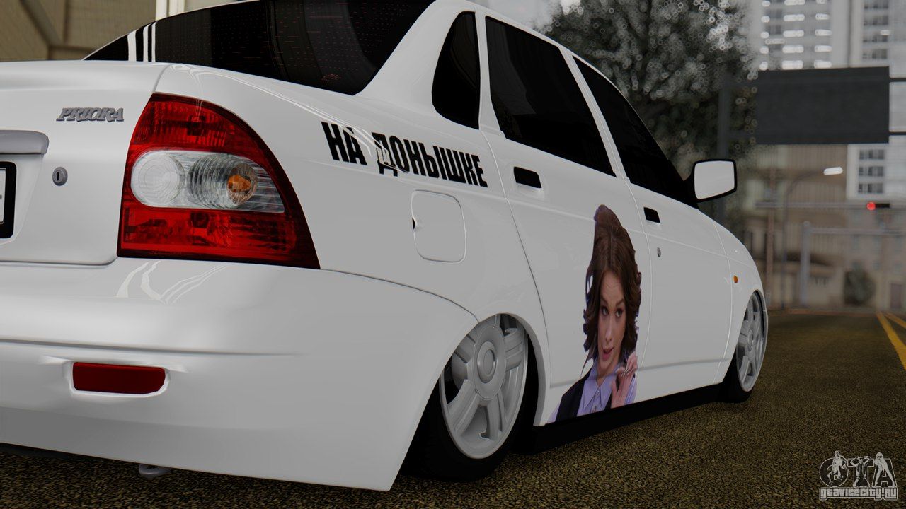 1280x720, 121 Kb / приора, занижена, на донышке