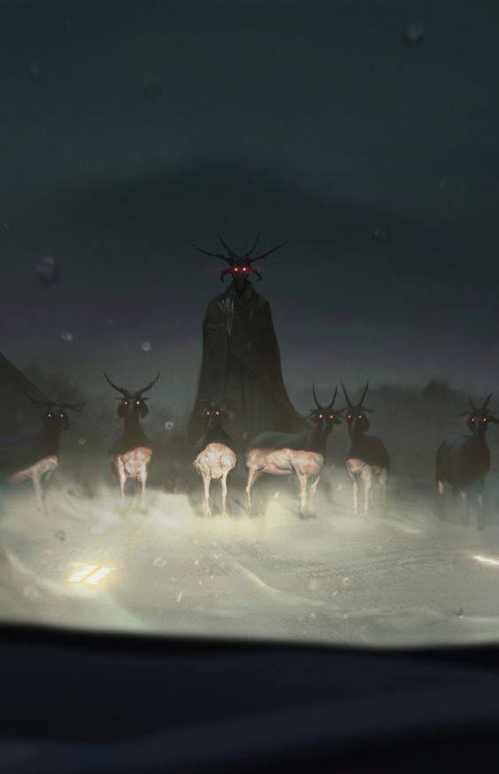 564x875, 22 Kb / туман, глаза, козлы, Alex Konstad