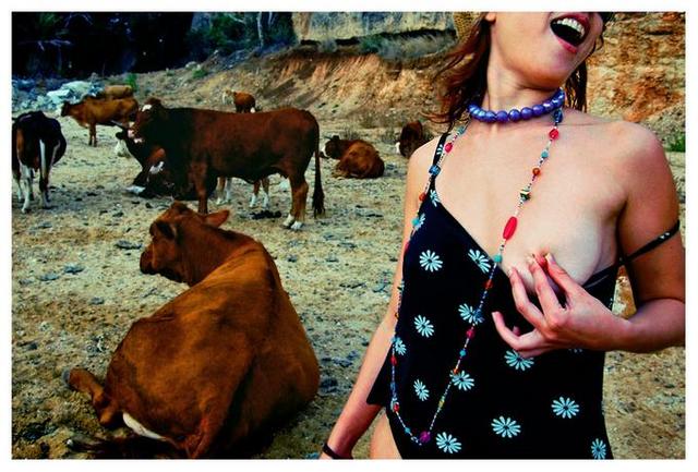 640x433, 60 Kb / тёлка, коровы, бусы