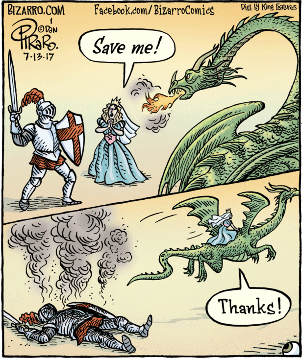 616x731, 276 Kb / принцесса, дракон, рыцарь, спасение