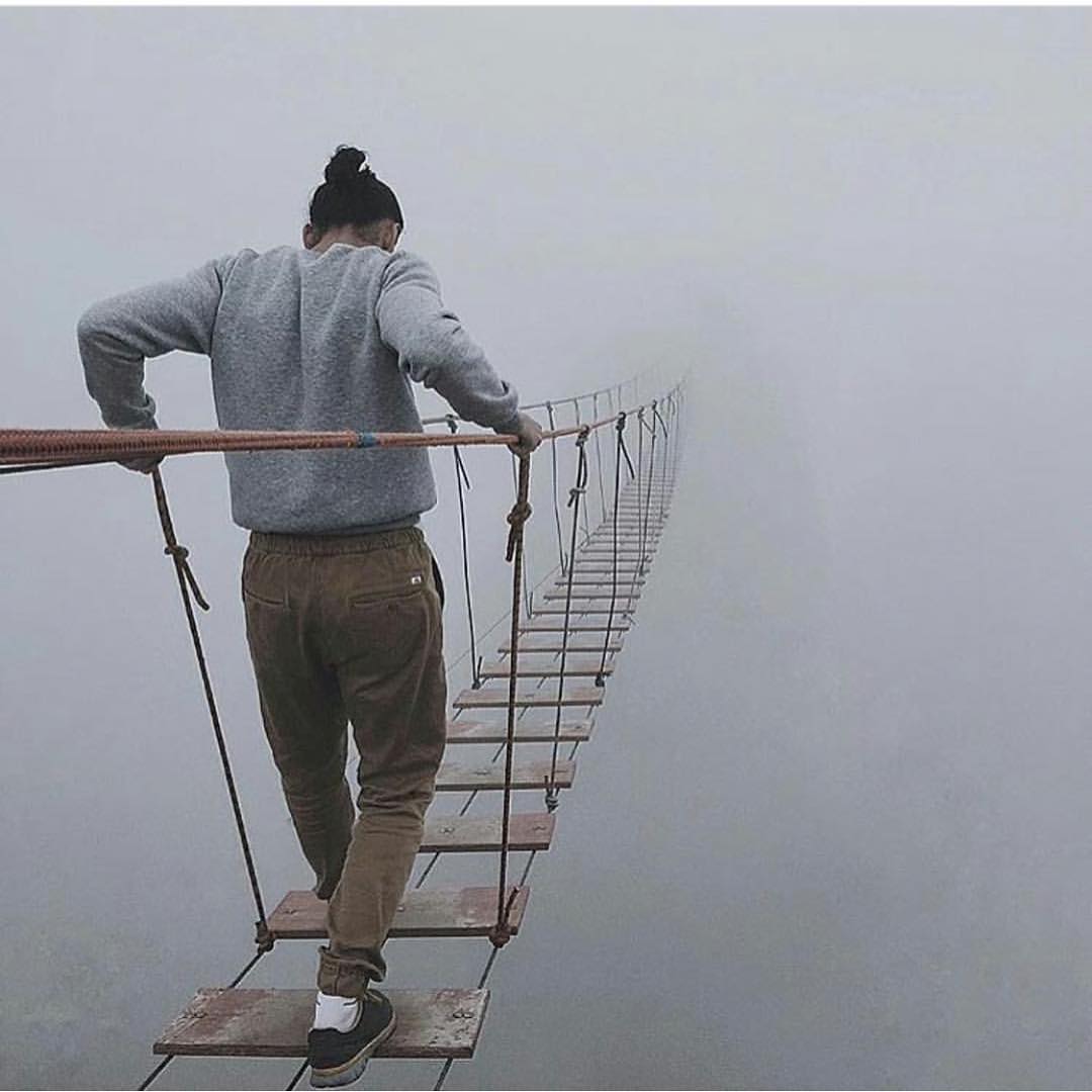 1080x1080, 74 Kb / туман, подвесной, мост