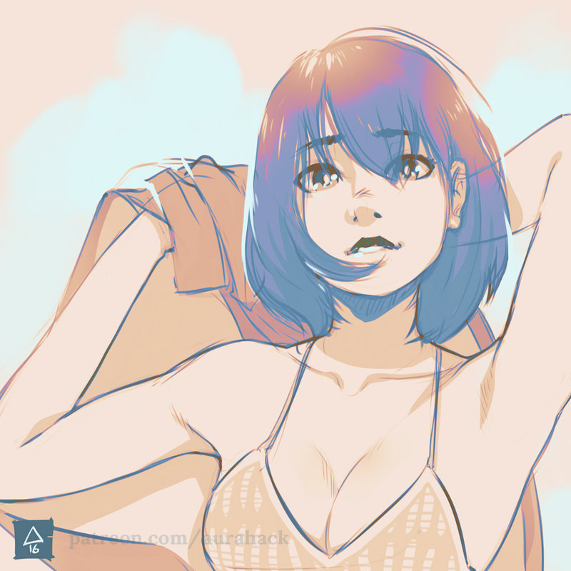 800x800, 117 Kb / девушка, накидка, купальник