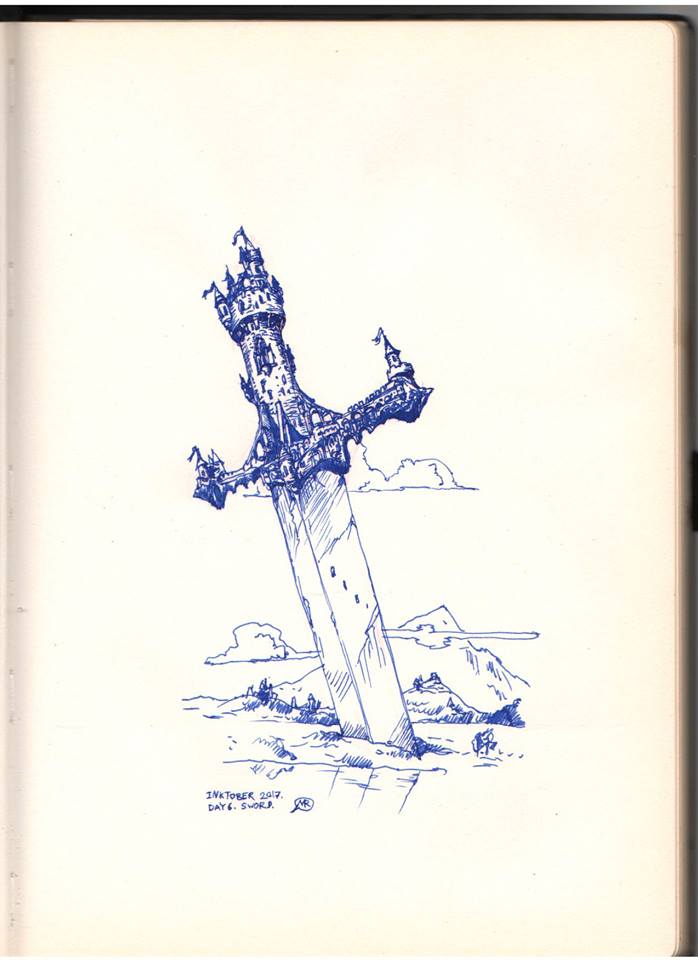 698x960, 49 Kb / меч, замок, илья митрошин