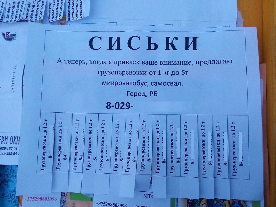 960x720, 231 Kb / сиськи, микроавтобус, реклама, объявление