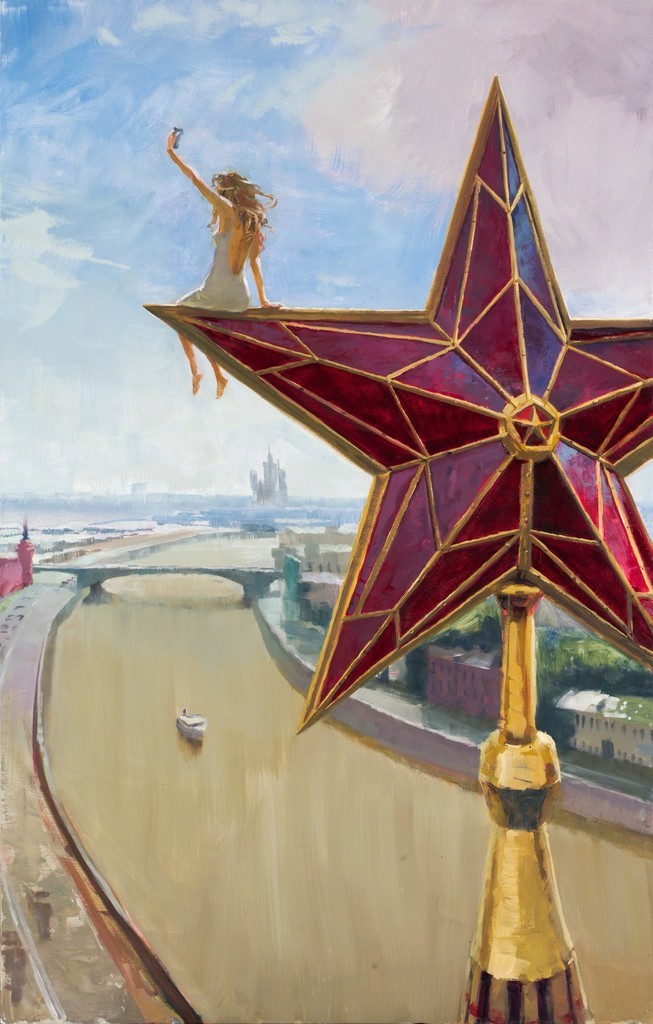 653x1024, 147 Kb / москва, селфи, звезда