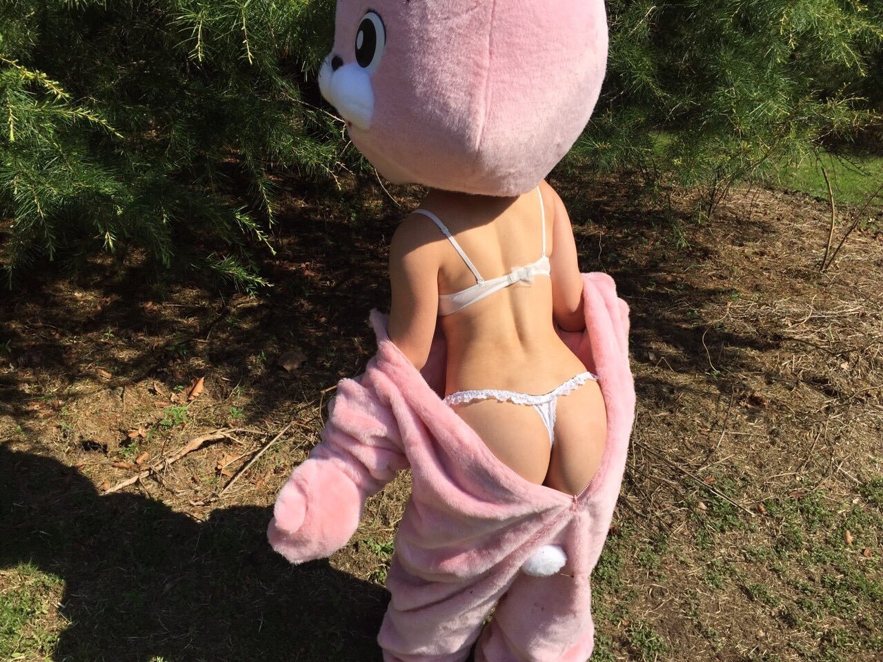 1280x960, 378 Kb / заяц, лес, кукла