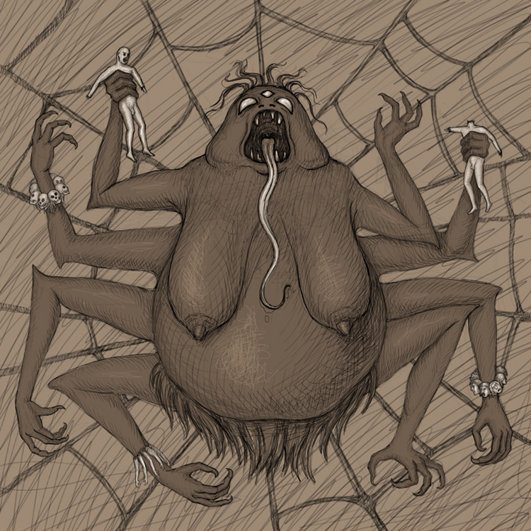 750x750, 559 Kb / паутина, Арахна, жертвы