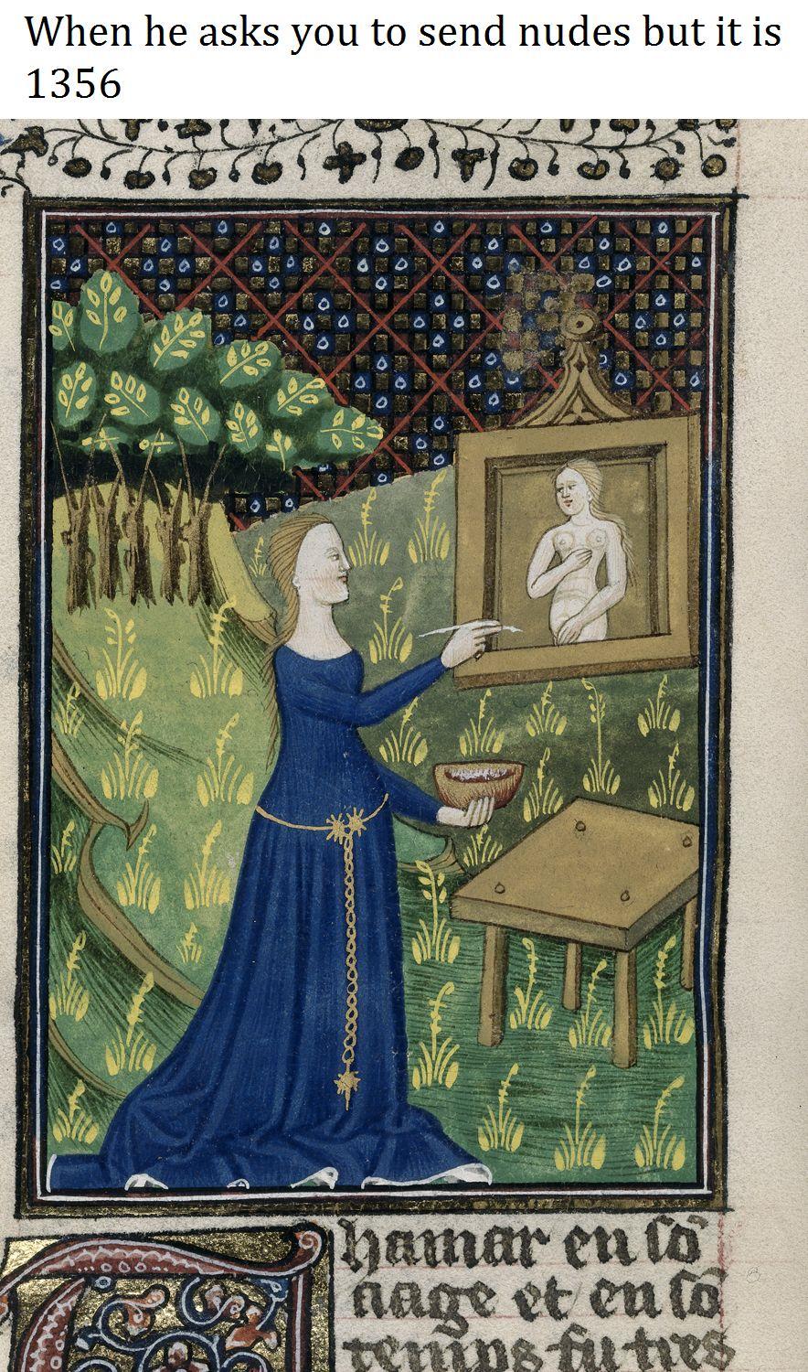 884x1500, 345 Kb / средневековье, портрет, сиськи