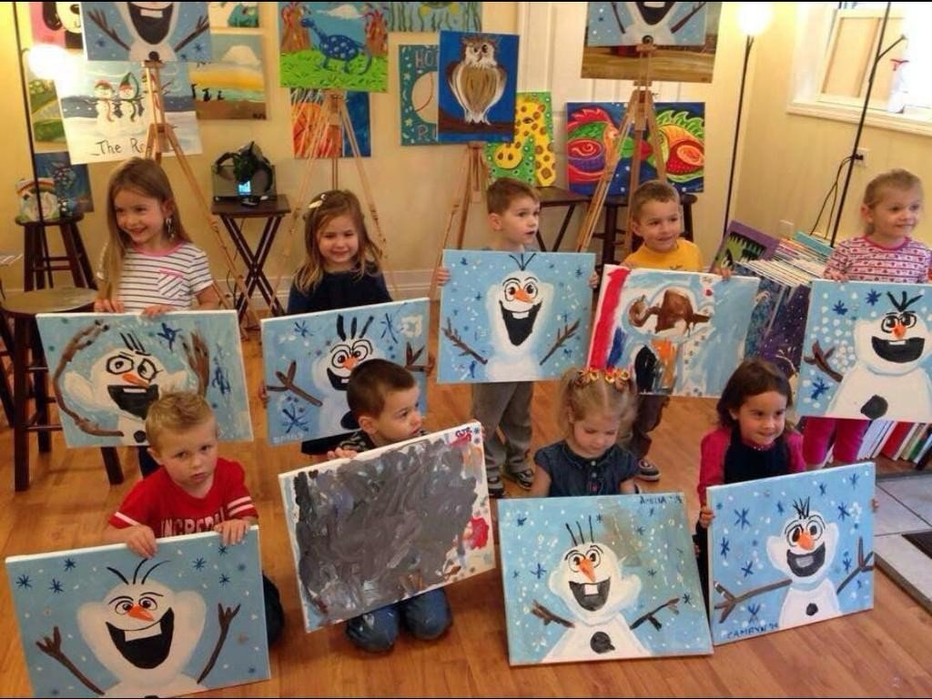 1024x768, 156 Kb / садик, дети, рисунки, снеговик, не получилось