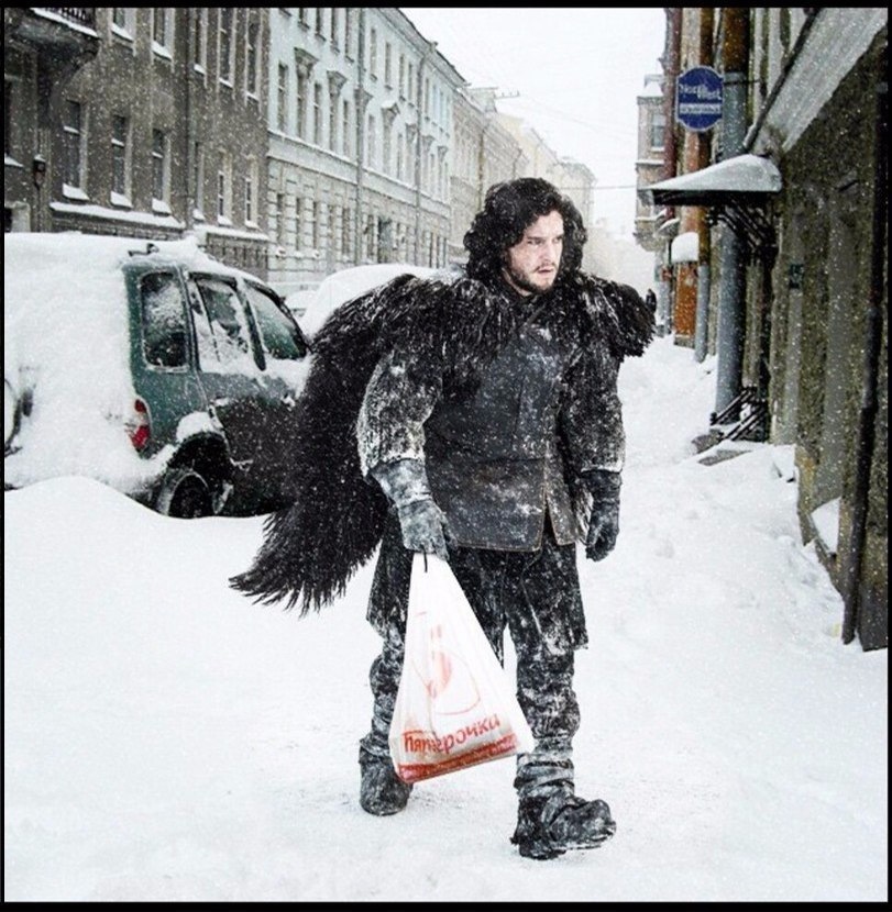 811x830, 211 Kb / зима, престолов, Джон, Сноу, пятерочка, Россия, дозор