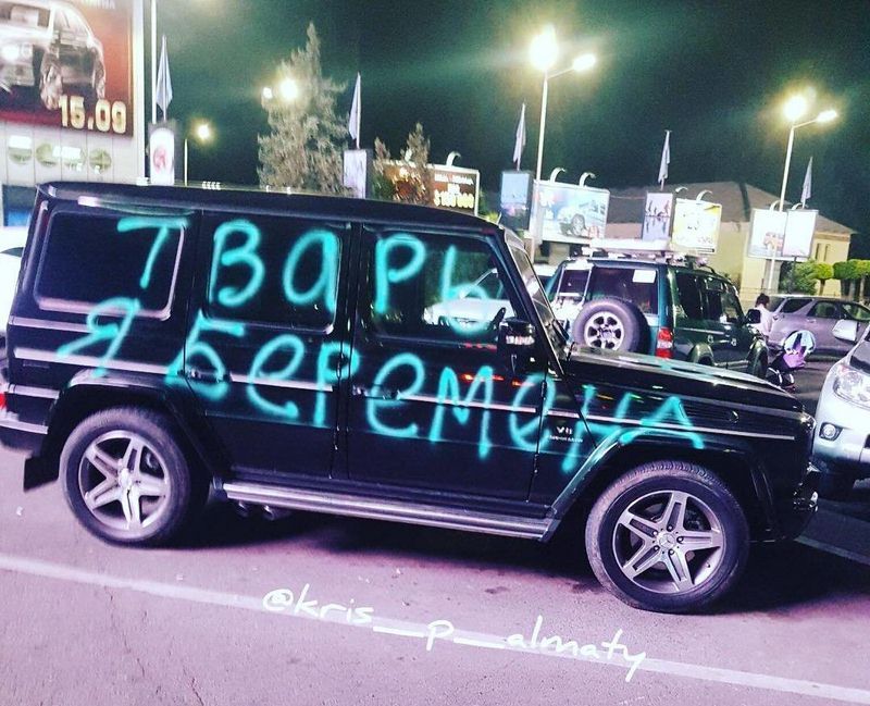 800x649, 109 Kb / мерседес, тварь, беременна