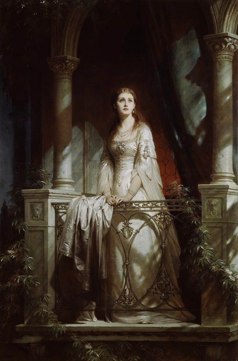 820x1243, 453 Kb / картина, Джульетта, балкон