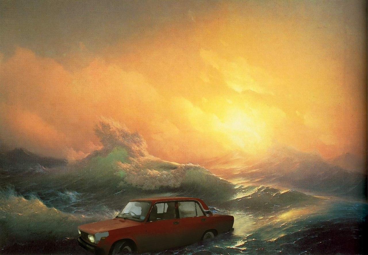 1280x887, 135 Kb / 9, девятый, вал, Айвазовский, ваз