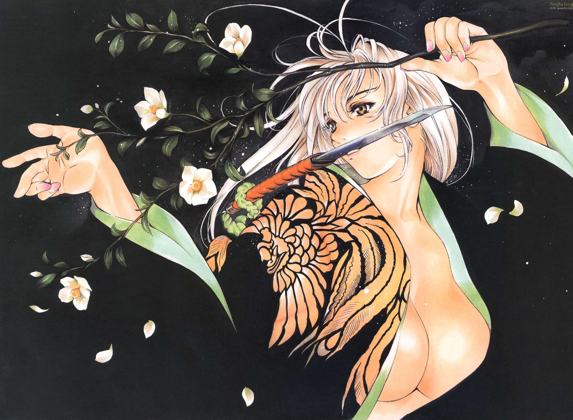 2000x1467, 295 Kb / лезвие, ветка, грудь