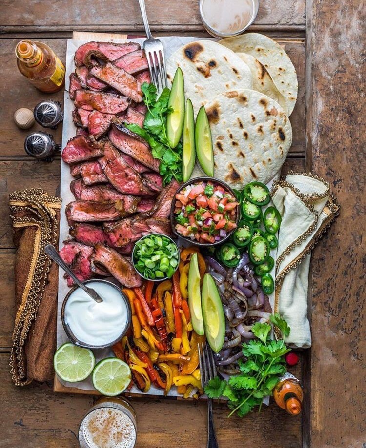 750x919, 275 Kb / еда, мясо, авокадо, овощи, лимон