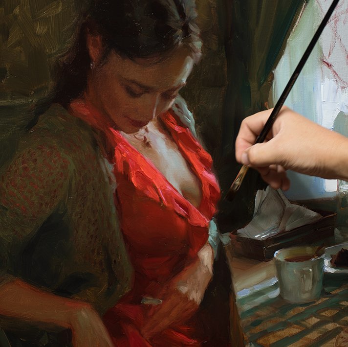 712x709, 79 Kb / Картина, рука, кисть, artvolegov