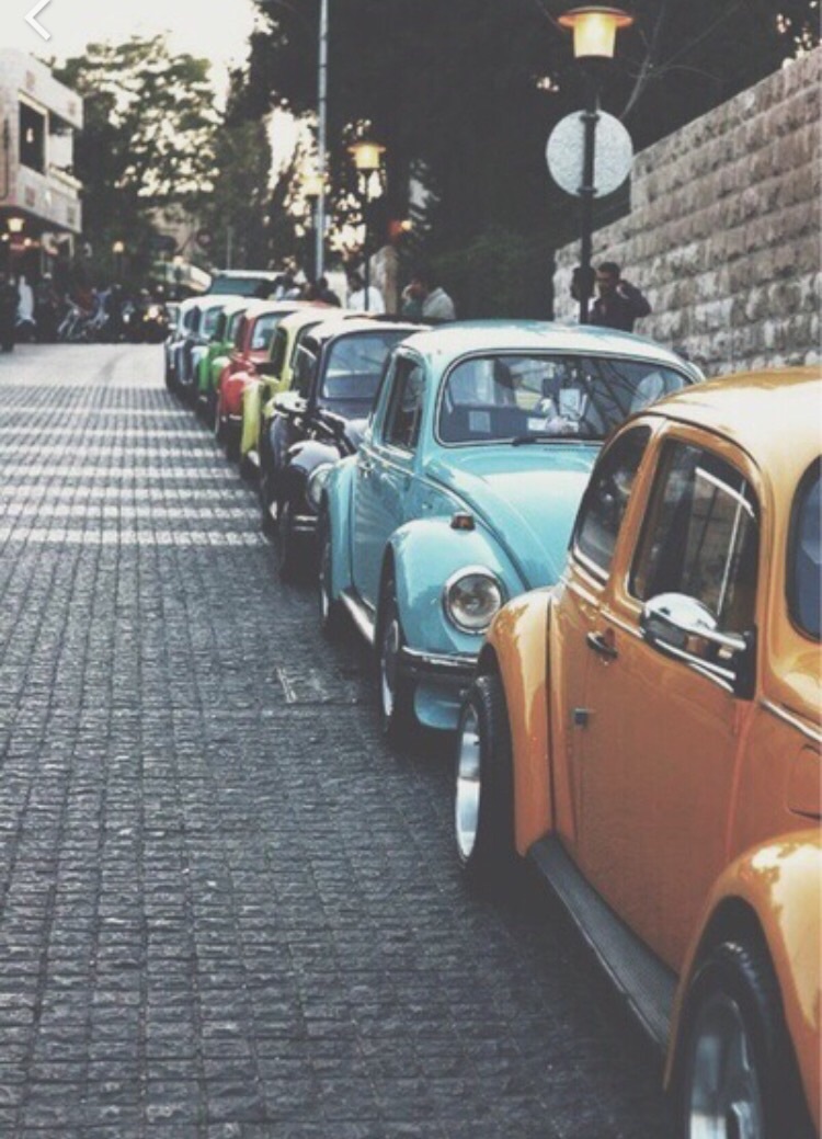 750x1039, 199 Kb / фольксваген, жук, ряд, разноцветные