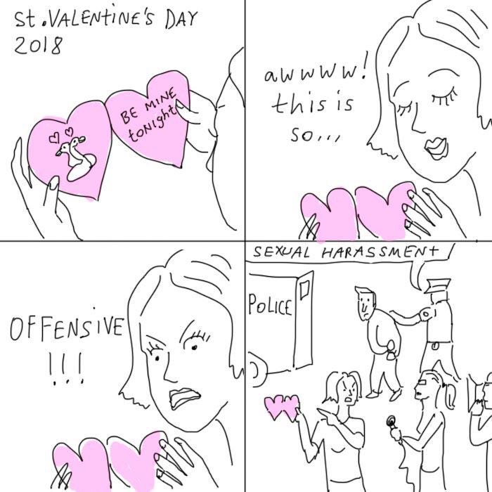 700x700, 77 Kb / валентинка, сердечко, харассмент, комикс