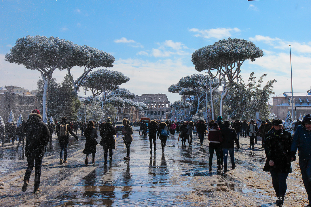 1080x720, 397 Kb / рим, колизей, снег