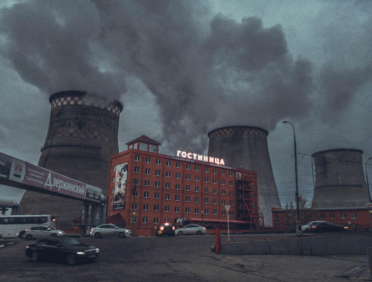 1280x971, 173 Kb / гостиница, градирня, пар