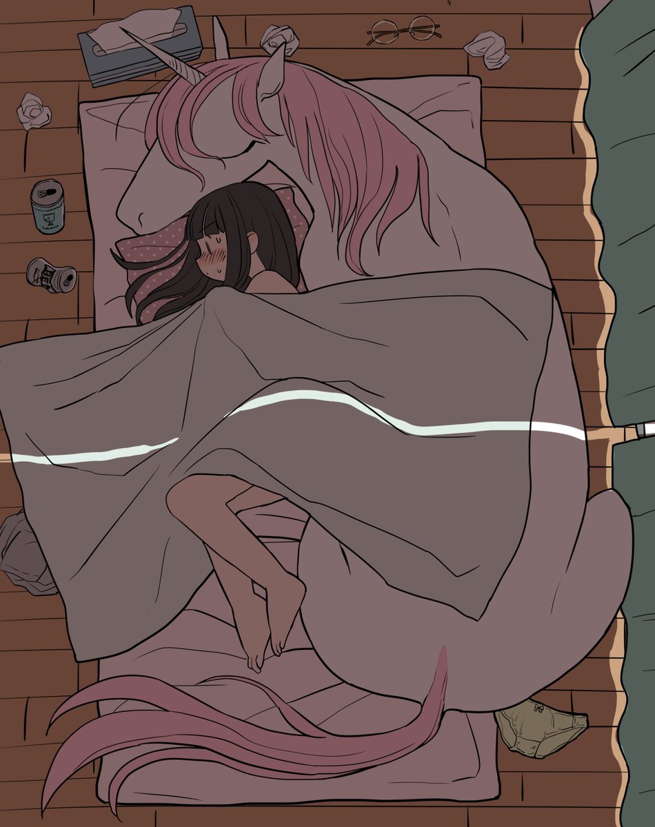 950x1200, 128 Kb / девушка, единорог, розовый