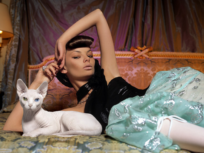 674x506, 231 Kb / лысая, гламур