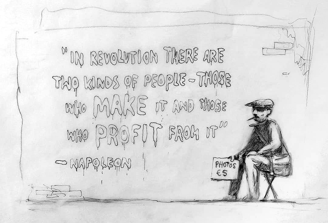 1080x736, 114 Kb / бэнкси, граффити, фото, наполеон