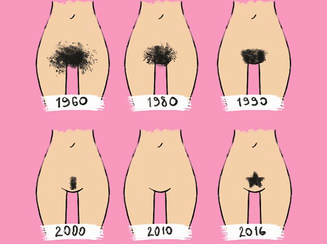 657x490, 60 Kb / эволюция интимных причесок