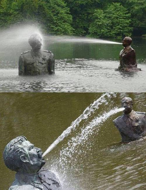 500x648, 68 Kb / фонтан, сталин, франко